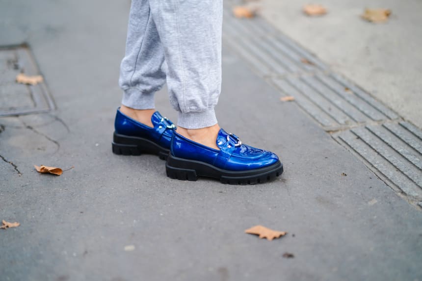 13 Sweatpant-and-Loafer Combos To Try This Winter - Fashionista