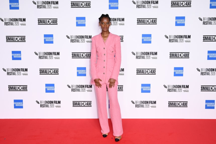 Letitia Wright in Chanel at the 2020 BFI London Film Festival