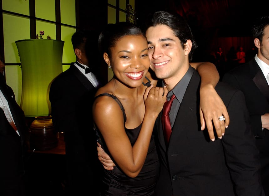Gabrielle Union posing with Wilmer Valderrama, an extremely 2004 thing to do.