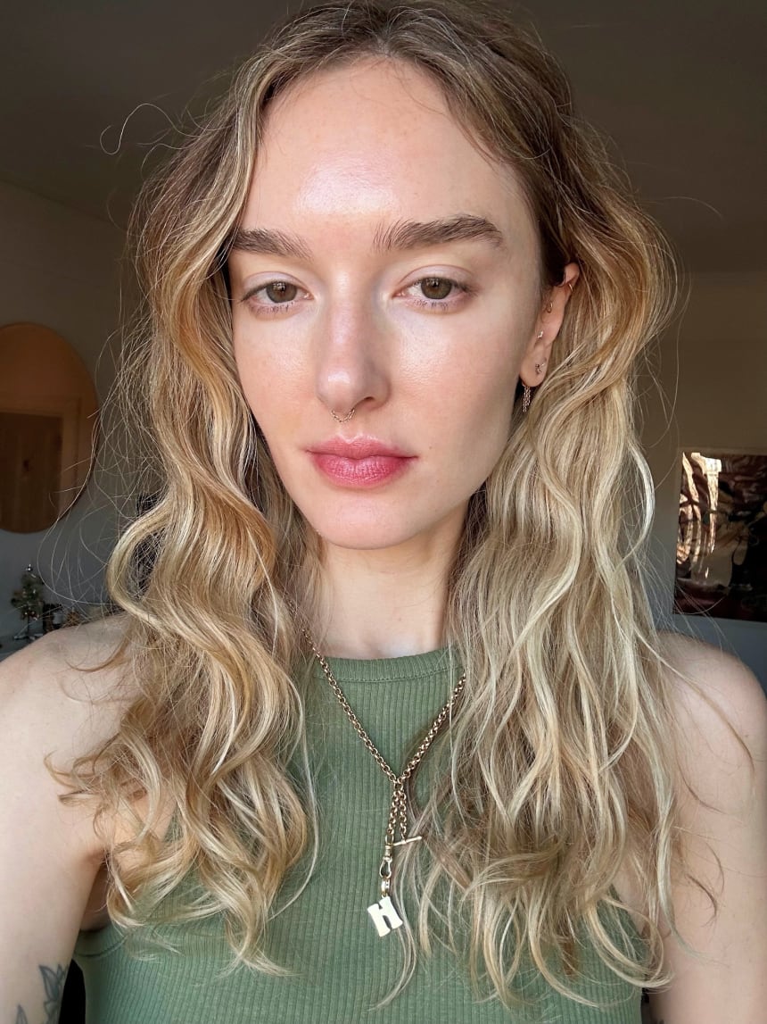The author's skin post-testing Danucera.