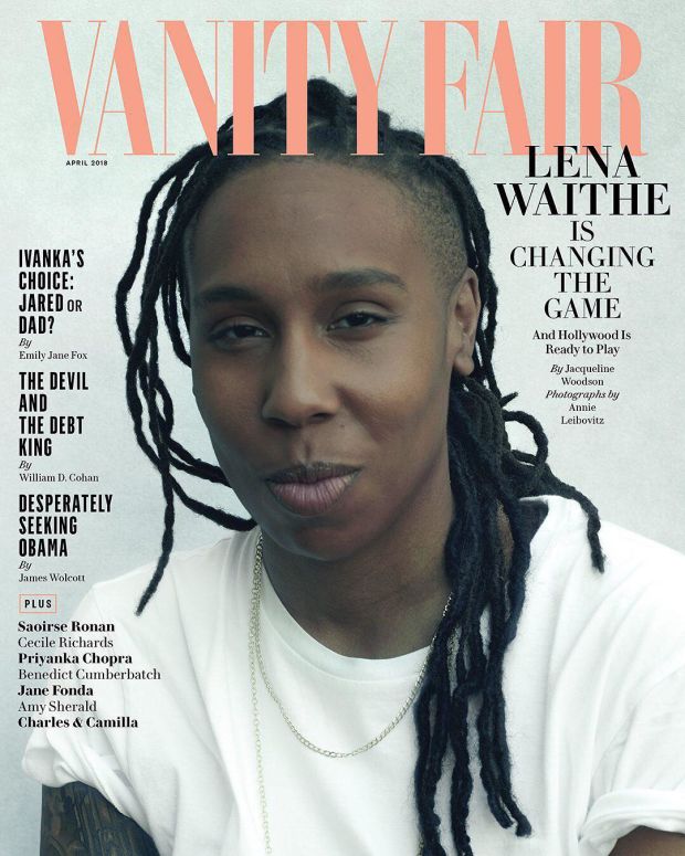 Lena Waithe on the April cover of "Vanity Fair." Photo: @vanityfair/Instagram