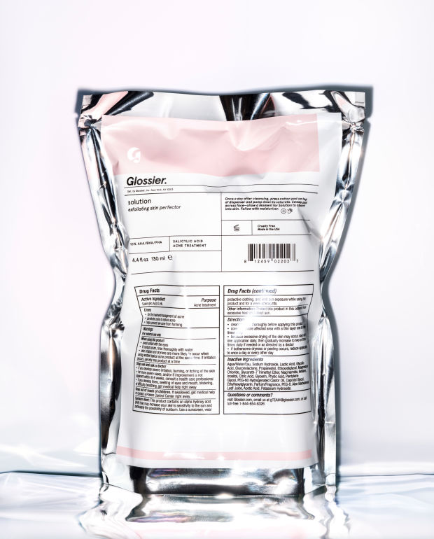 The product's clinical foil packaging. Photo: Courtesy of Glossier