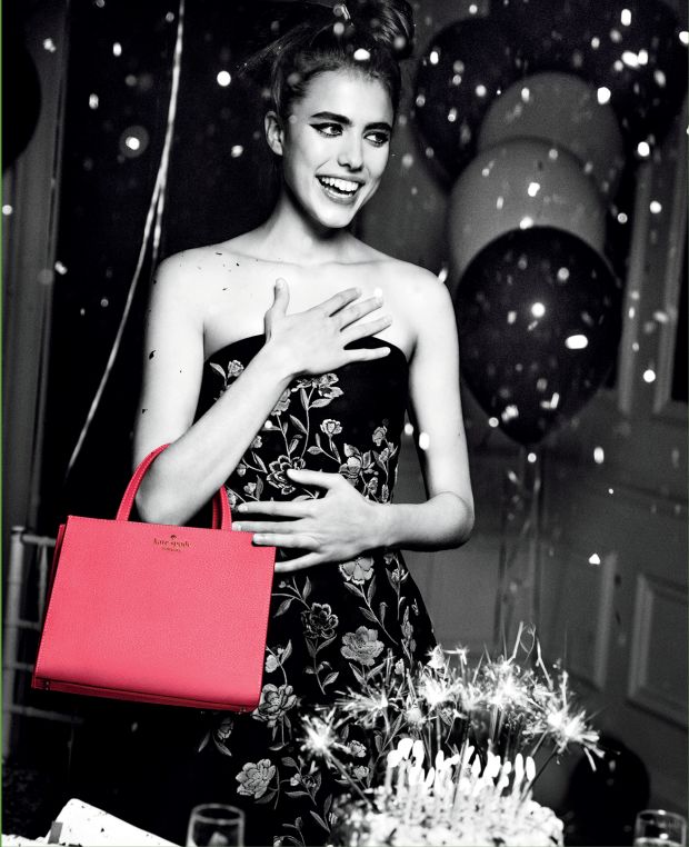 Margaret Qualley for Kate Spade New York. Photo: Inez & Vinoodh for Kate Spade New York