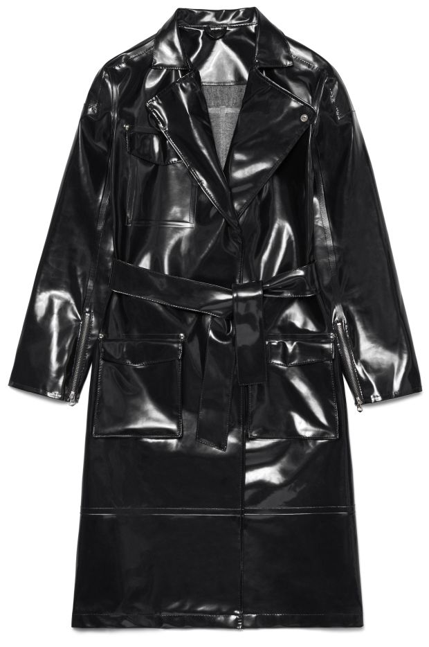 The Shiny Trench That'll Make Dara Look Cool in the Rain - Fashionista