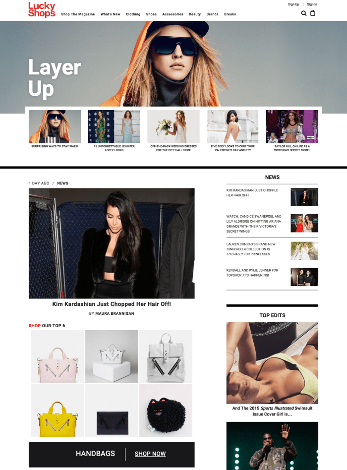 'Lucky' Launches Lucky Shops, Its New E-commerce Venture - Fashionista
