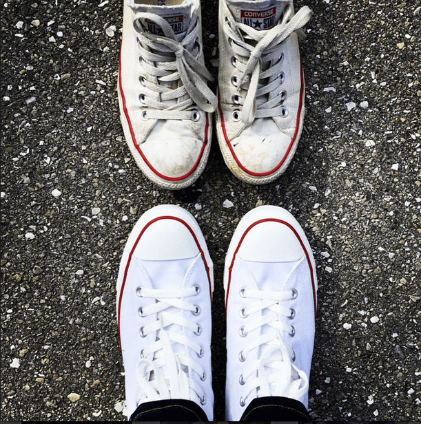 The shoes in question. Photo: Instagram/@converse