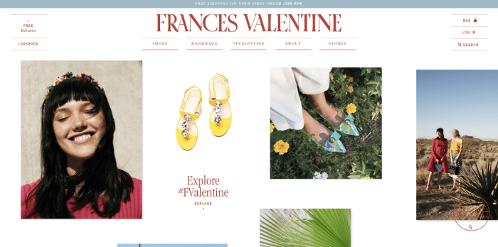 Screengrab: Francesvalentine.com