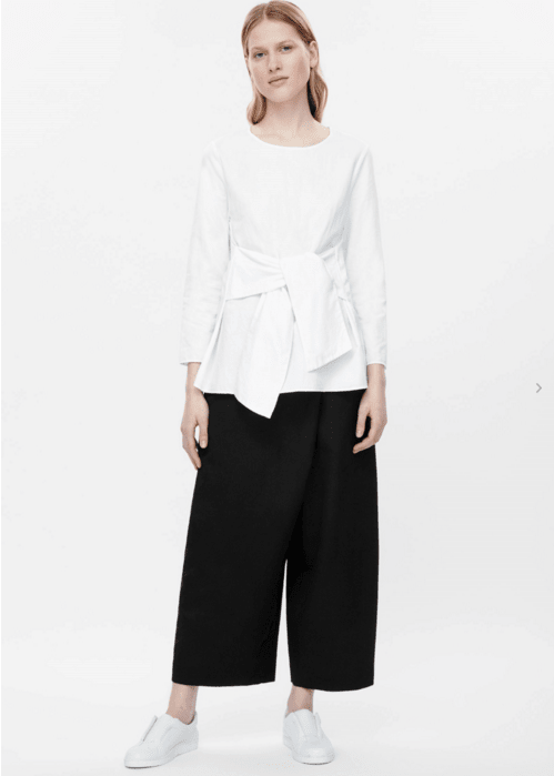 Gemma Is Intrigued By This Waist-Tied White Top - Fashionista