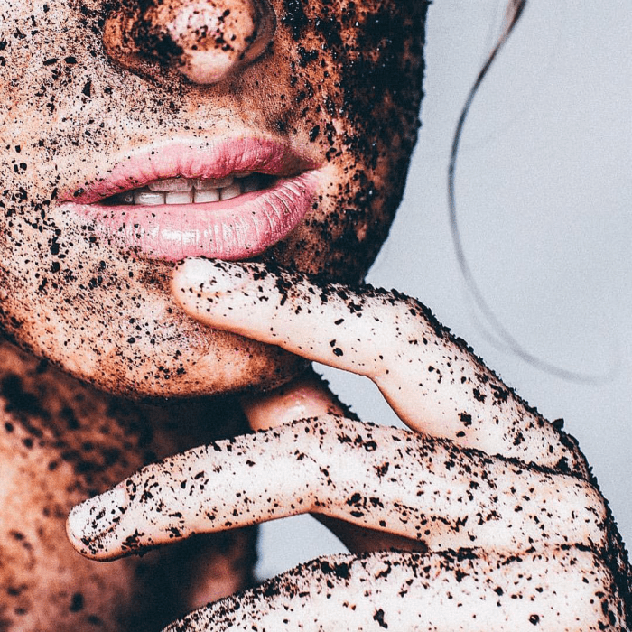 Frank Body's Original Coffee Scrub in action. Photo: Instagram/@frank_bod