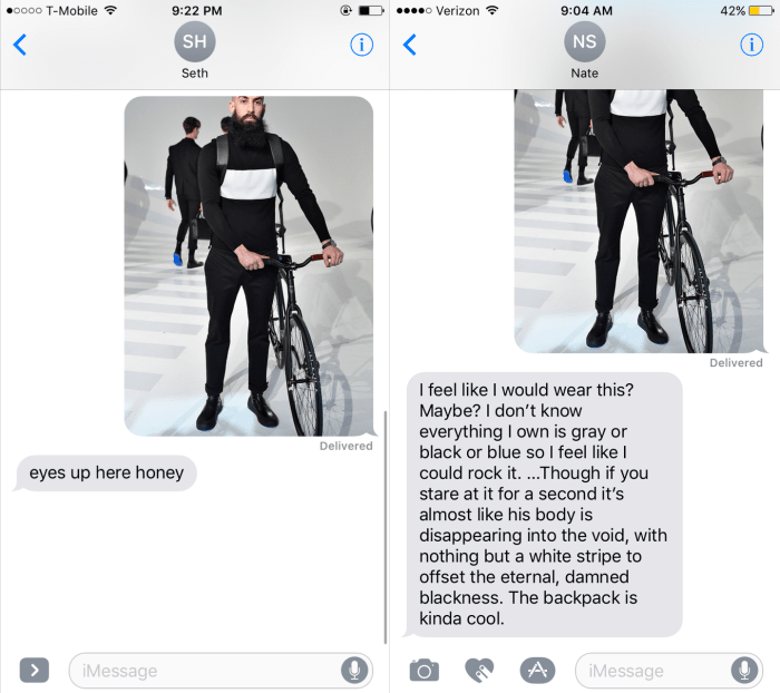 Left: Maria's brother-in-law, Seth. Right: Alyssa's friend, Nate.