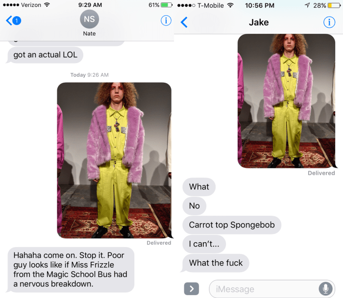 Left: Alyssa's friend, Nate. Right: Karina's boyfriend, Jake.