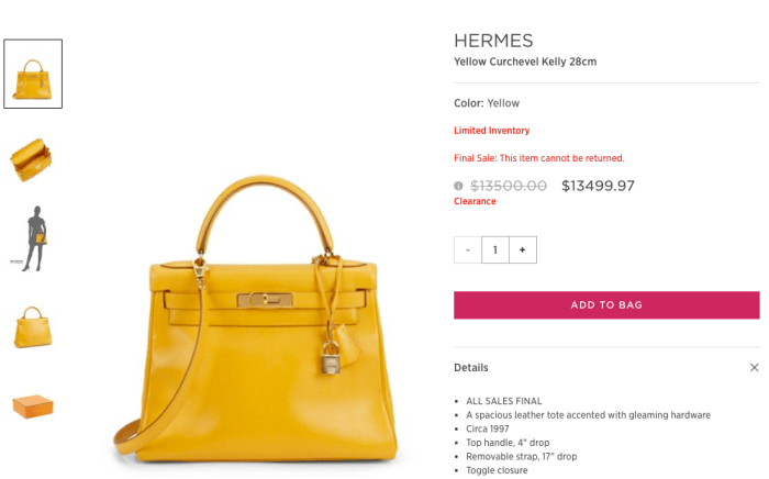 Screengrab: Saks Off Fifth