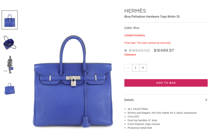 Saks Off Fifth Is Magically Selling Discounted Hermès Birkin and Kelly ...