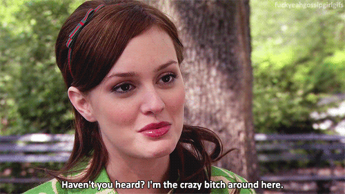 One of the best moments on "Gossip Girl" and also my inner dialogue riding the subway. Photo: Tumblr
