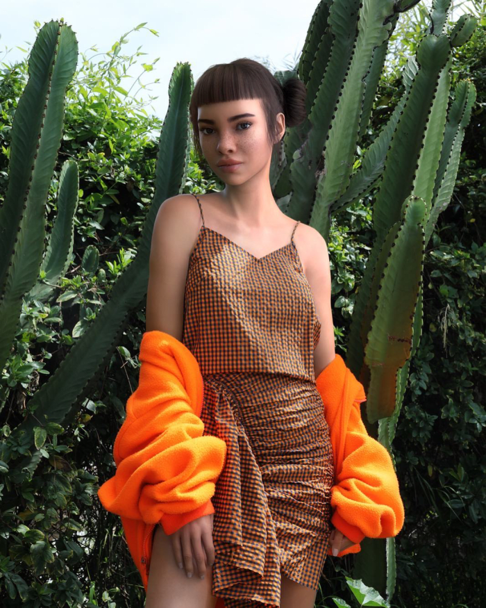 Miquela Sousa at Coachella 2018. Photo: @lilmiquela/Instagram