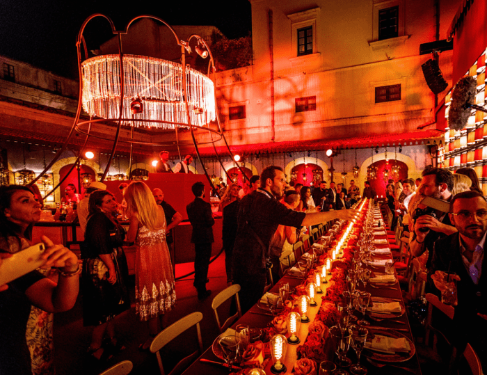The calm before the dance-party storm. Photo: @virginiabettoja/Instagram