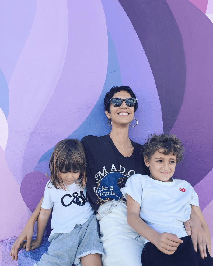 Yasmin Sewell with her sons. Photo: @yasminsewell/Instagram