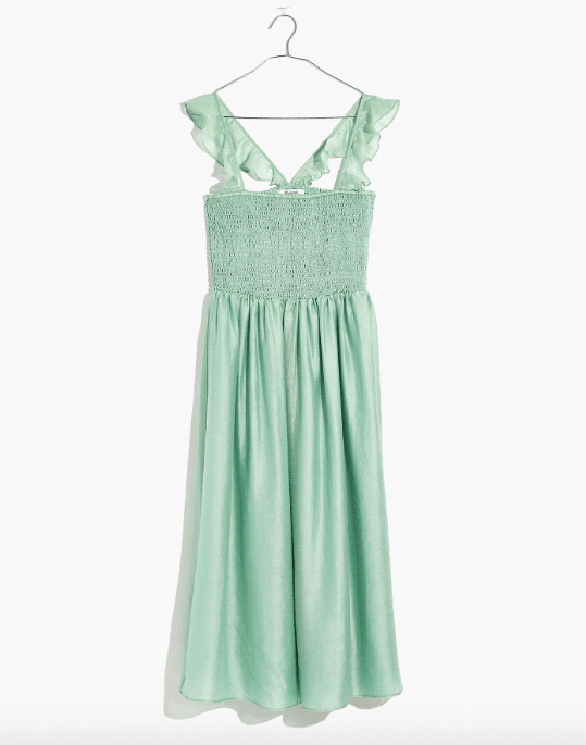 Madewell Ruffle-Strap Smocked Dress, $118 (was $138), available here.