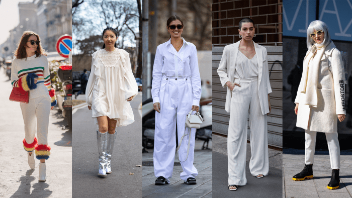 Monochromatic White Was a Street Style Hit This Weekend at Milan ...
