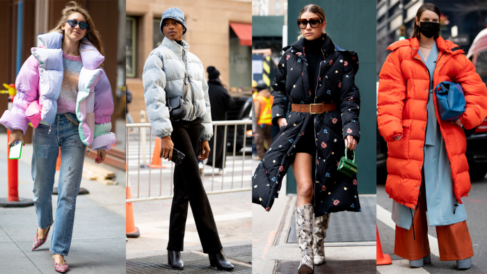 On the street at New York Fashion Week Fall 2020.