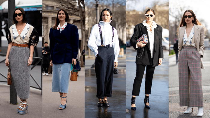 Showgoers Stepped up Their Collar Game on Day 8 of Paris Fashion Week ...