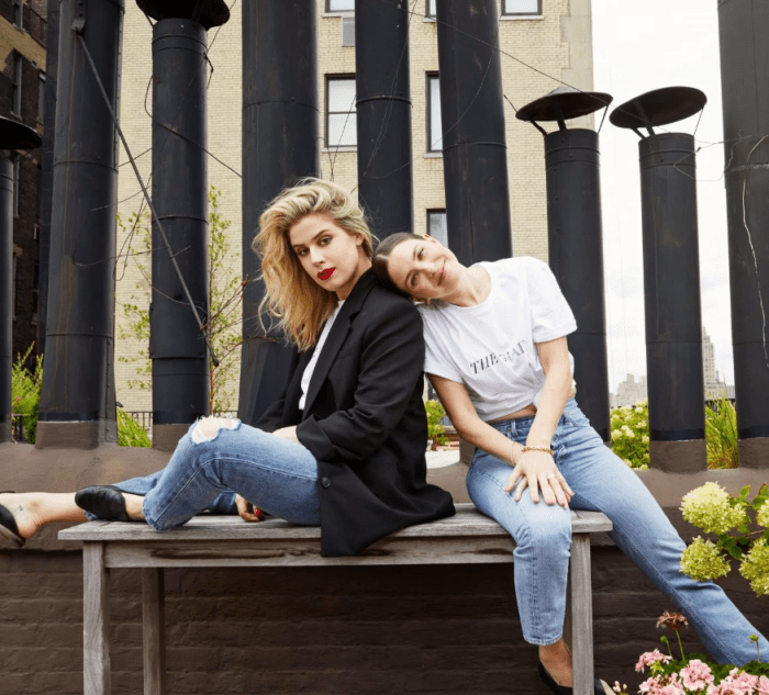 fashion fashion Christina Grasso and Ruthie Friedlander, the co-founders of The Chain.