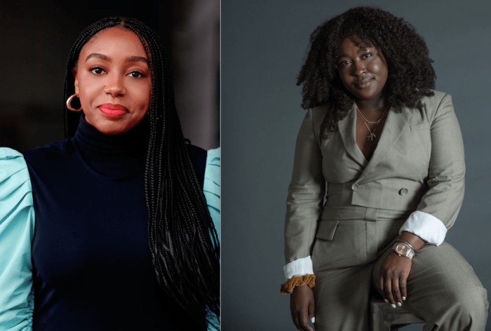Lindsay Peoples Wagner (left) and Sandrine Charles (right), founders of the Black in Fashion Council.