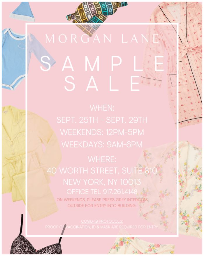 Lane New York Sample Sale, 9/25 9/29 Fashionista