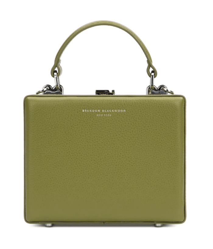 brandon blackwood sage green box tote crop