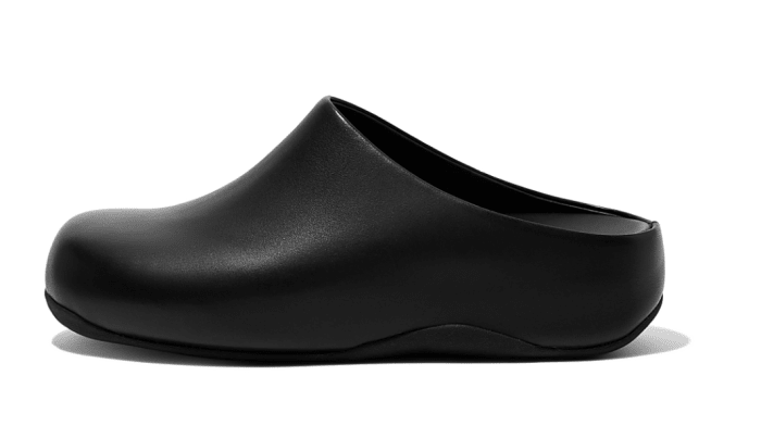 fitflop shuv leather clogs