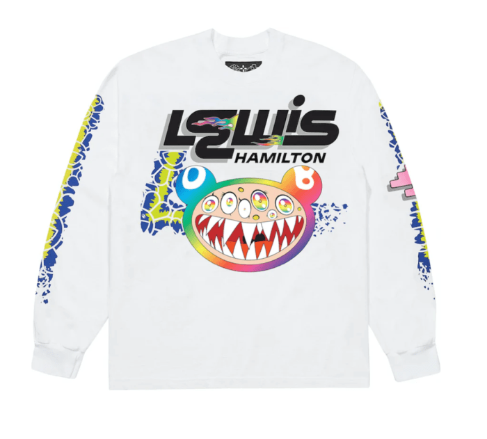 lewis hamilton limited edition shirt takashi Murakami