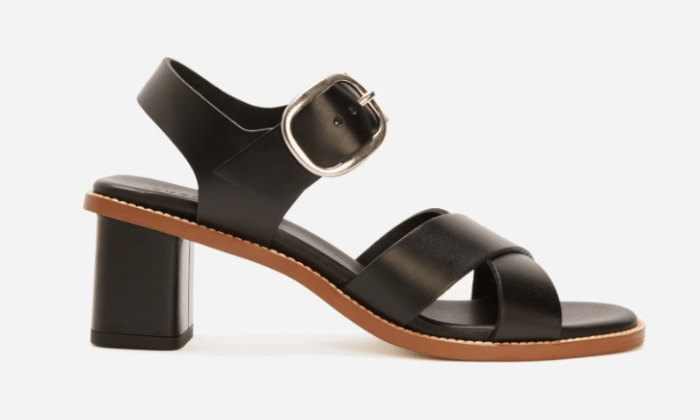 everlane italian leather sandal