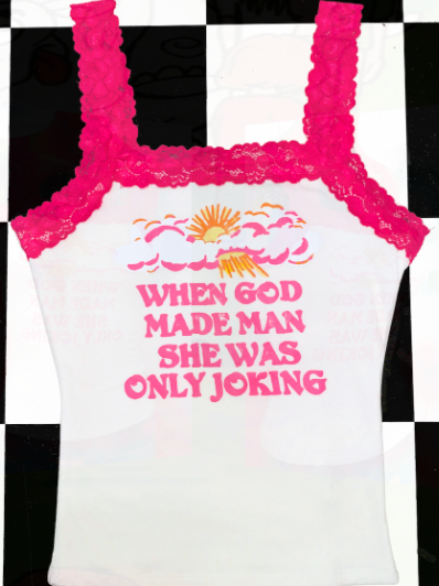 SIGN FROM GOD IM HOT BABY TEE / WHITE main image 1