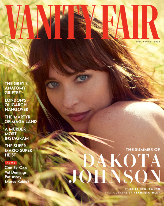 Dakota Johnson on the cover of 'Vanity Fair'