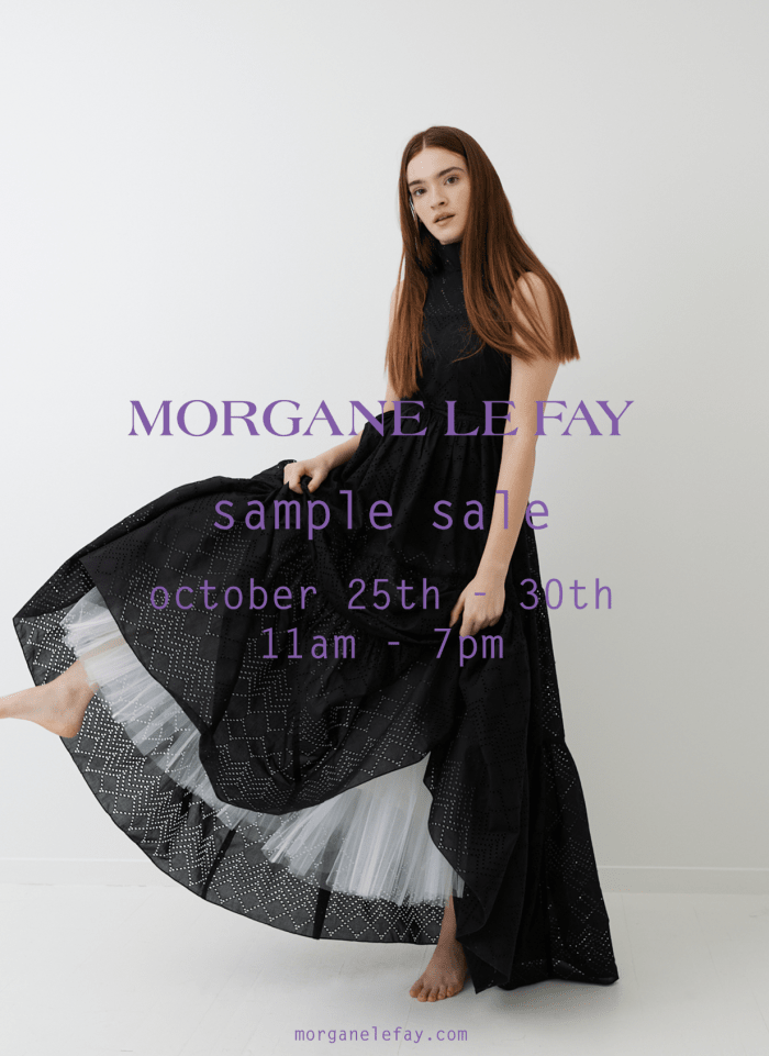LE FAY Sample Sale Oct. 25th30th NYC Fashionista