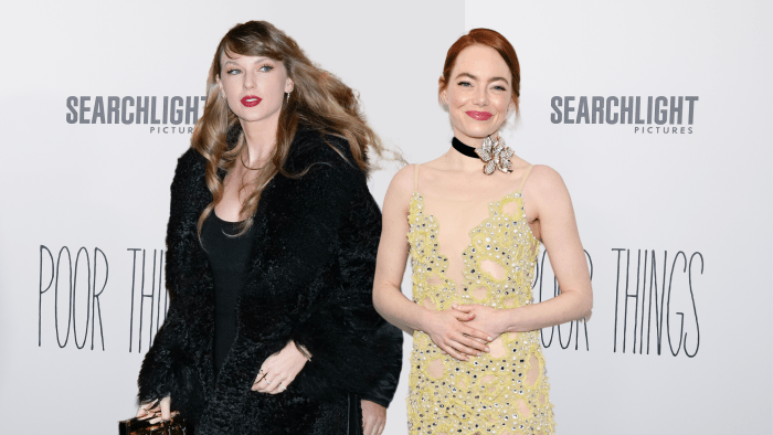 Emma Stone and Taylor Swift Went for Opposite Aesthetics at the 'Poor