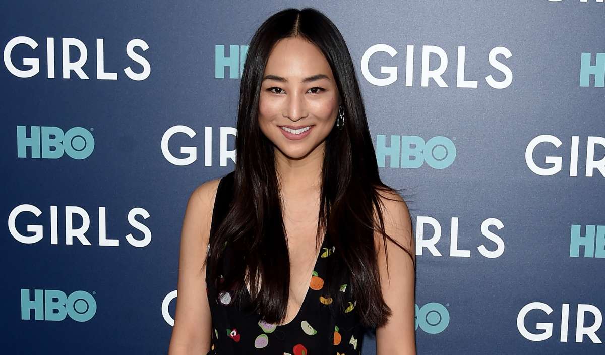 Great Outfits in Fashion History: Greta Lee in Fruity Sandy Liang