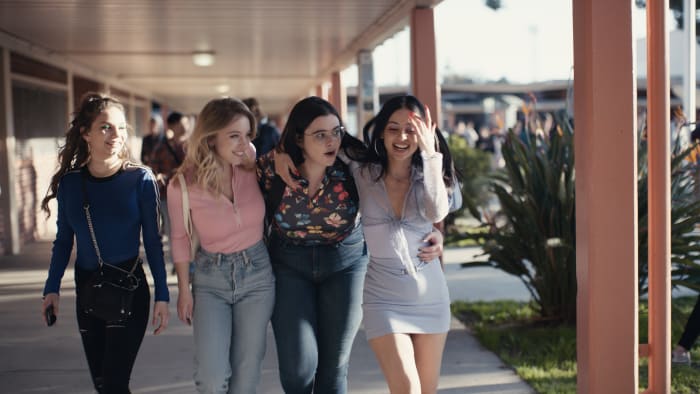 Sophia-Rose Wilson, Sydney Sweeney, Barbie Ferreira and Alexa Demie in
