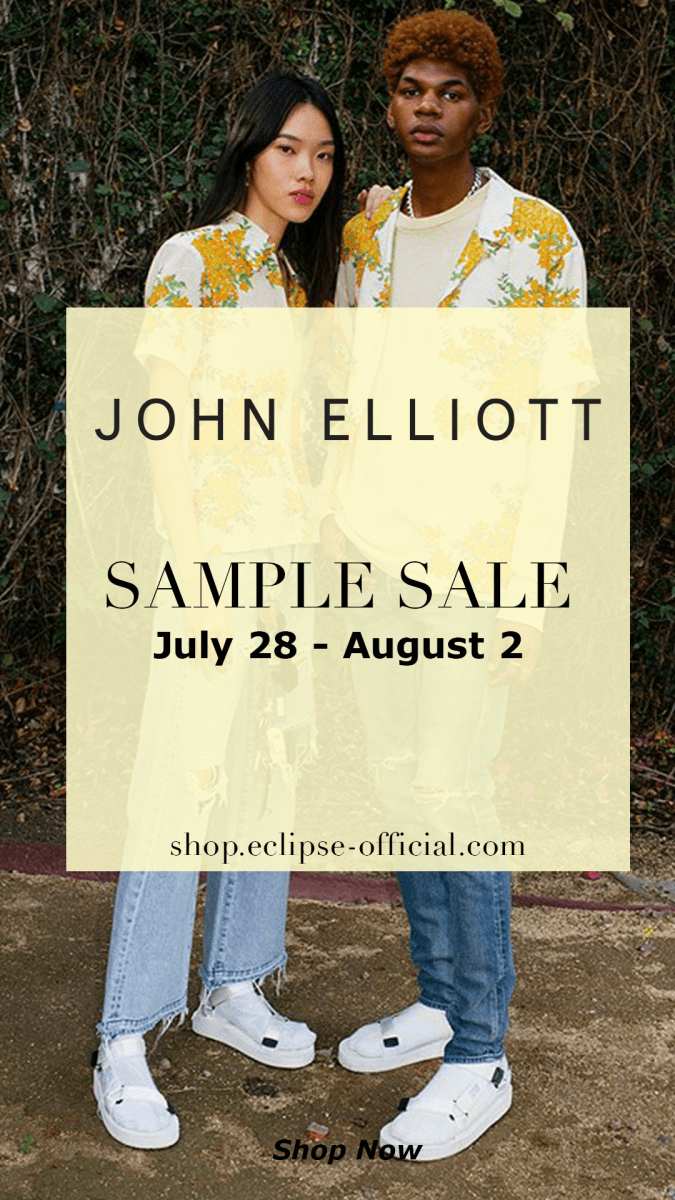 JOHN ELLIOTT FIRST ONLINE SAMPLE SALE, Jul 28 Aug 8 Fashionista Bloglovin’