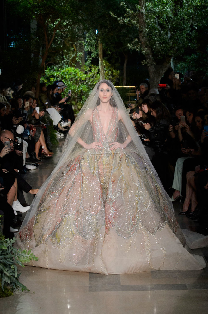 A look from Elie Saab's spring 2015 couture collection. Photo: Imaxtree