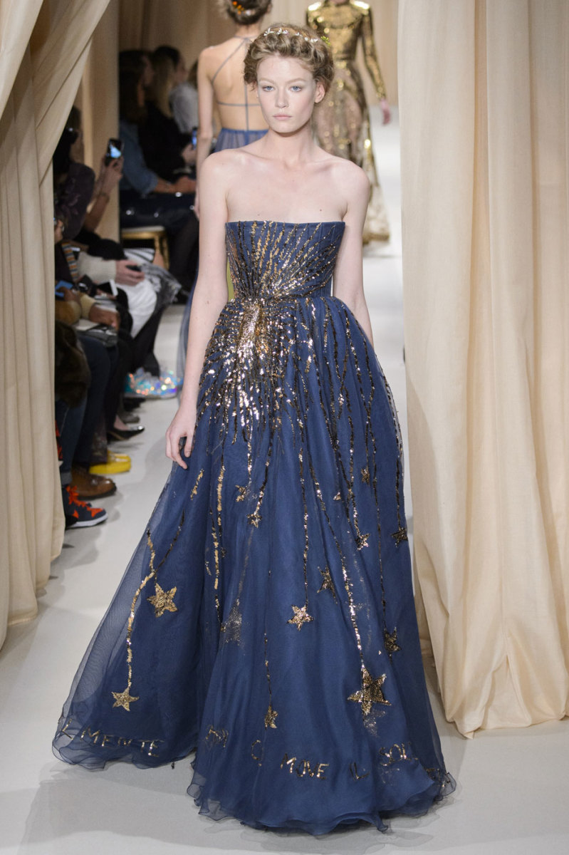 A look from Valentino's spring 2015 couture collection. Photo: Imaxtree