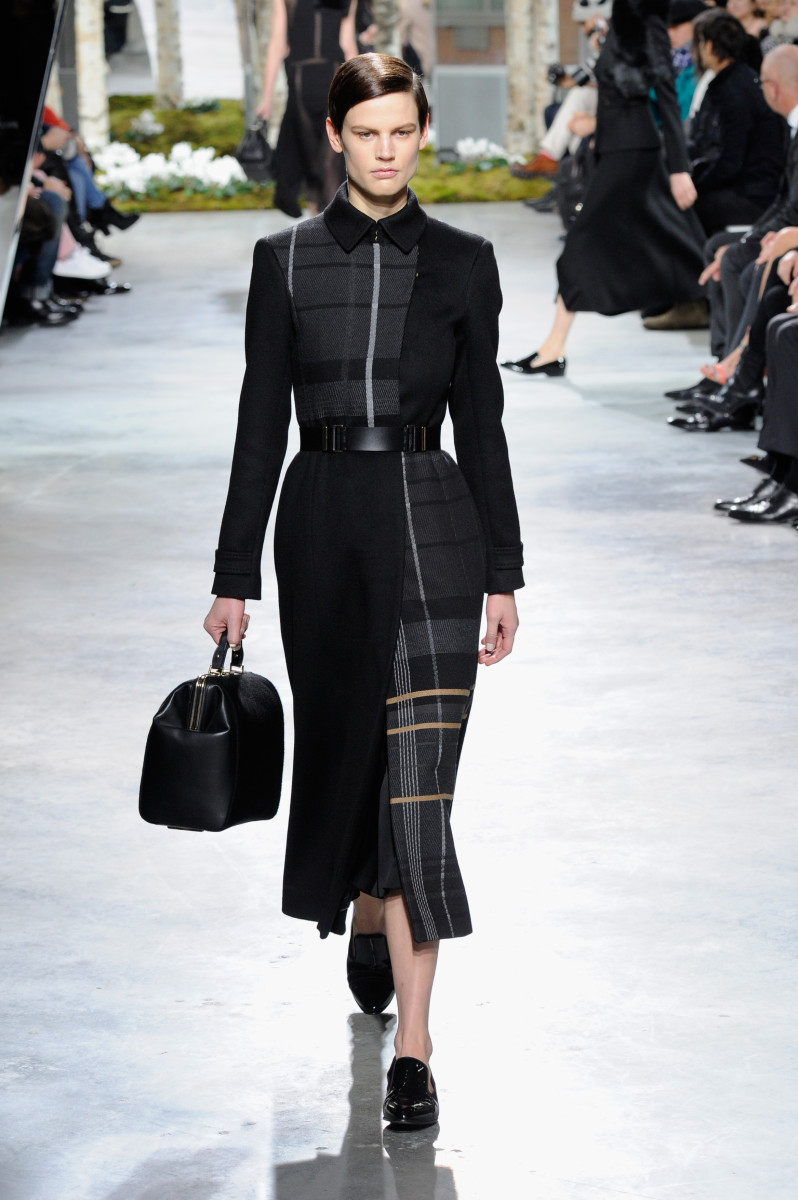A look from Hugo Boss's fall collection. Photo: Arun Nevader/Getty Images