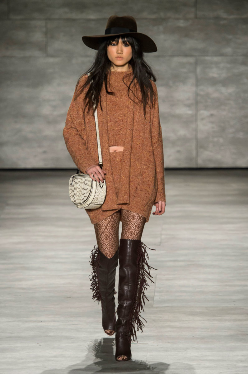 A look from Rebecca Minkoff's fall 2015 collection. Photo: Imaxtree