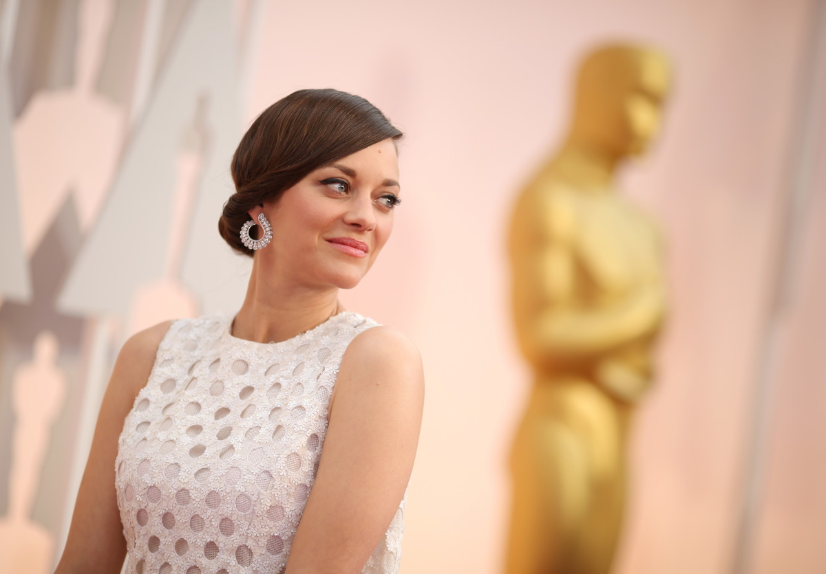 Marion Cotillard in Dior at the Academy Awards on Sunday. Photo: Christopher Polk/Getty Images