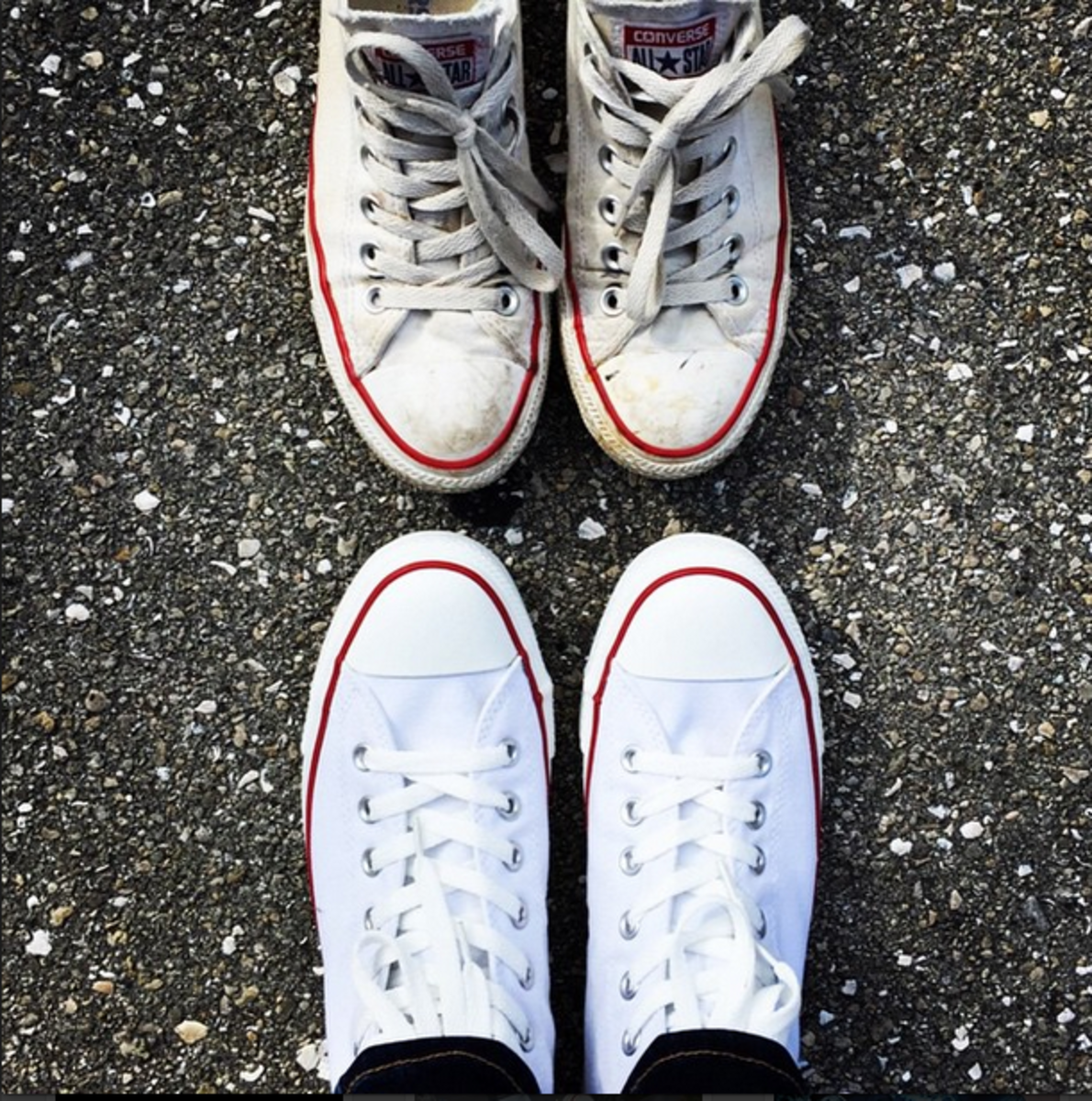 The shoes in question. Photo: Instagram/@converse