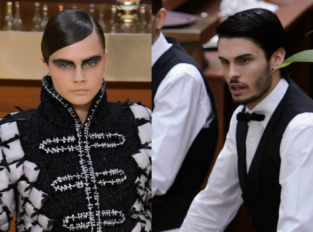 Was Chanel's Fall Beauty Look Inspired by Karl Lagerfeld's Favorite Male  Model? - Fashionista