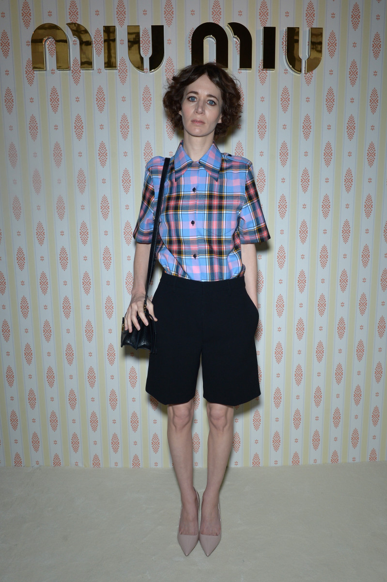 Miranda July Wore Bermuda Shorts to Miu Miu - Fashionista