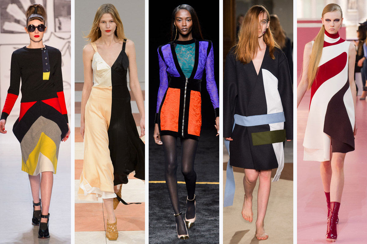 From left to right: Tsumori Chisato, Céline, Balmain, Jacquemes and Dior. Photos: Imaxtree