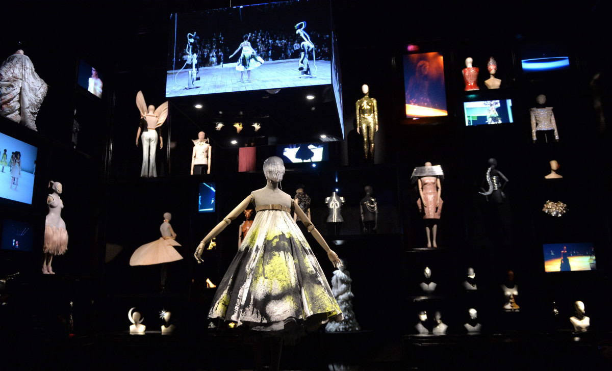 "Alexander McQueen: Savage Beauty" at the Victoria and Albert Museum. Photo: Anthony Harvey/Getty Images