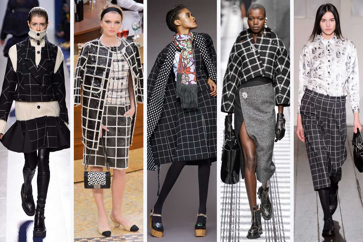From left to right: Sacai, Chanel, Duro Olowu, Balenciaga and Devastee. Photos: Imaxtree and Duro Olowu